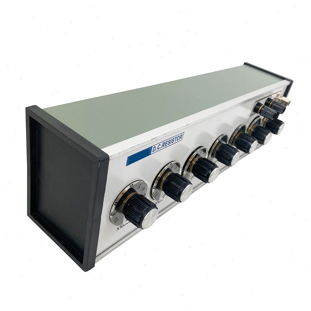 DC Bridges Decade Resistor 7 Dials DC Resistance Box with Range 0.1-1111111.0Ω