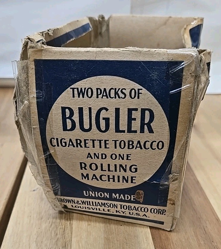 Vintage Bugler Thrift Kit Cigarette Rolling Machine in Original Box