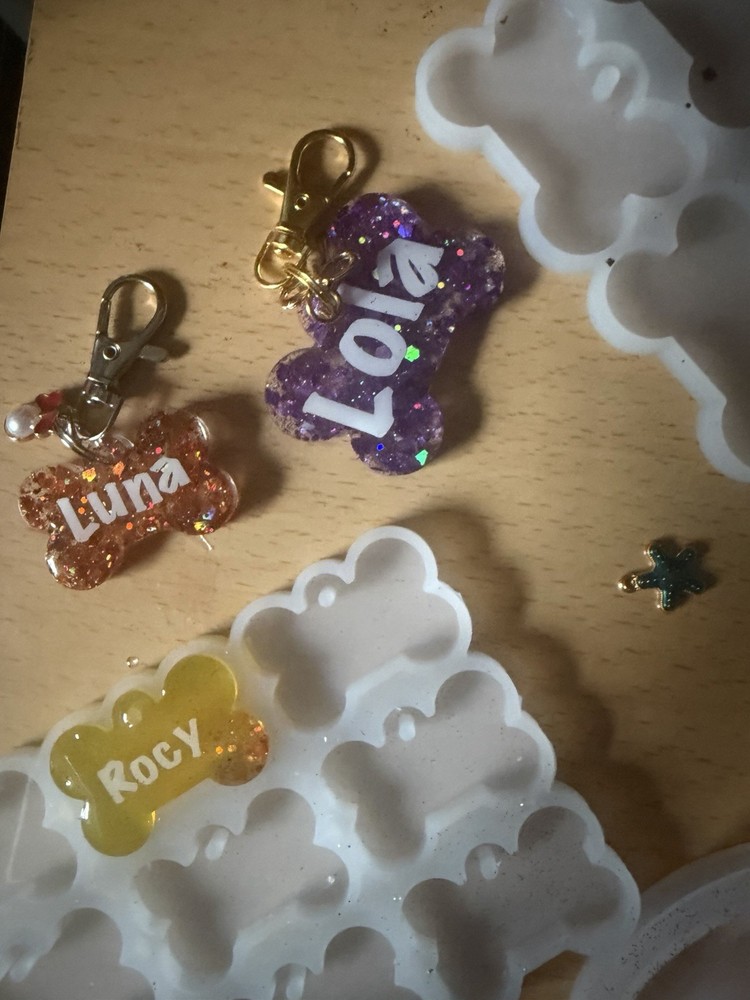 Resin Dog Bone Tag