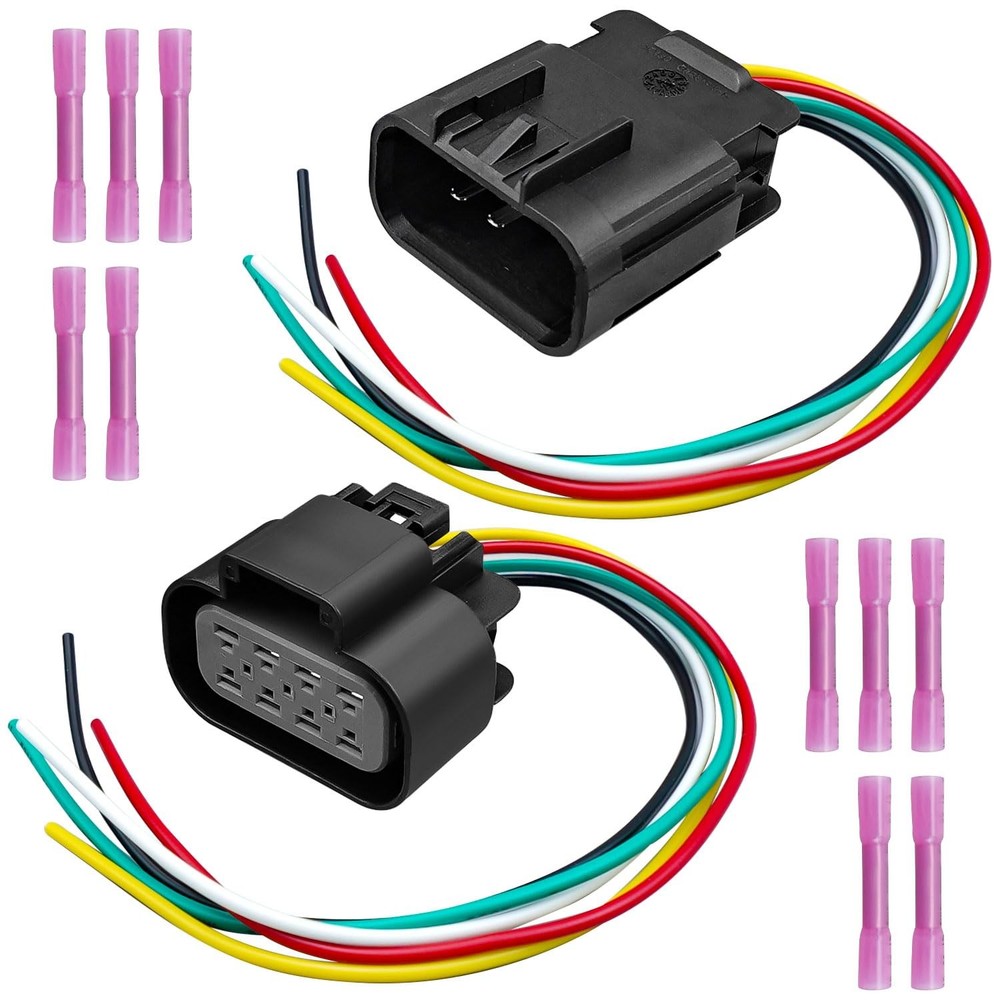 Headlight Connector Harness Compatible with Chevy GMC Sierra Silverado 2014 2...
