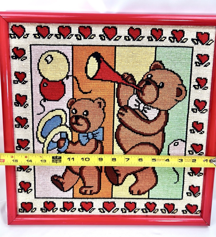 Bear Needle Point Balloons Horn Cymbals 14” Plus Frame