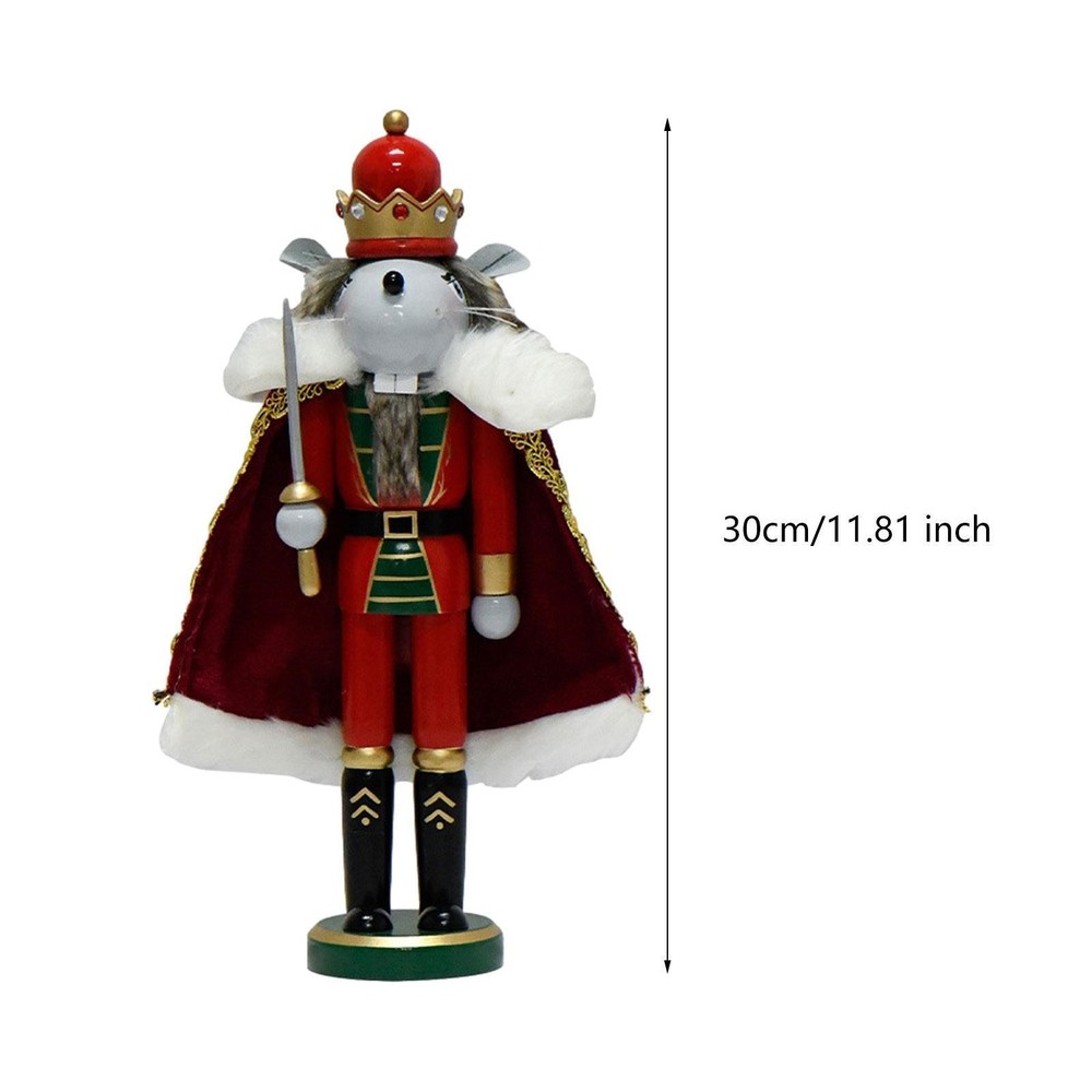 Christmas Nutcracker Ornament Tabletop Figurine Traditional Sculpture Nutcracker