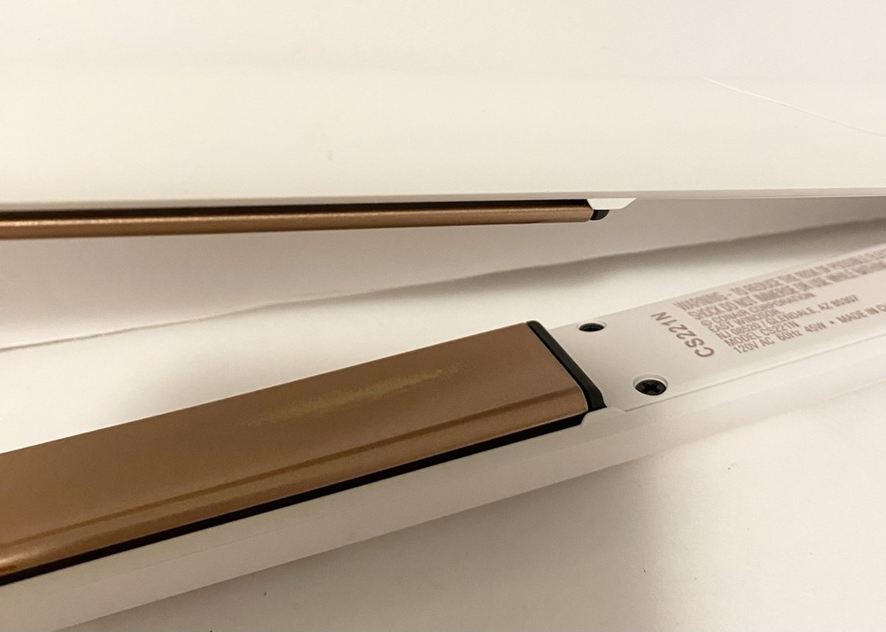 Conair Double Ceramic 1” White Flat Iron Model CS221N