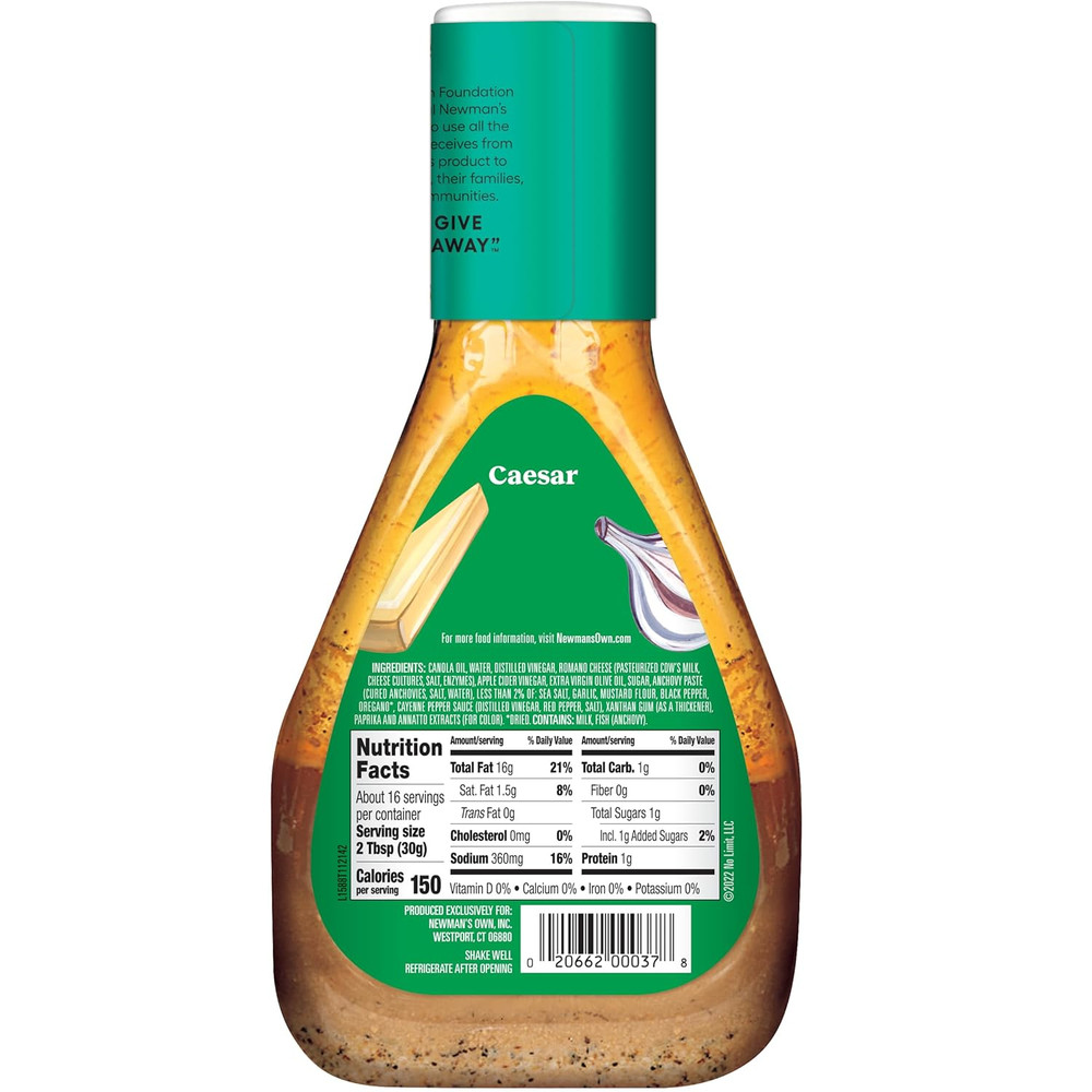 Caesar Salad Dressing, 16 Oz