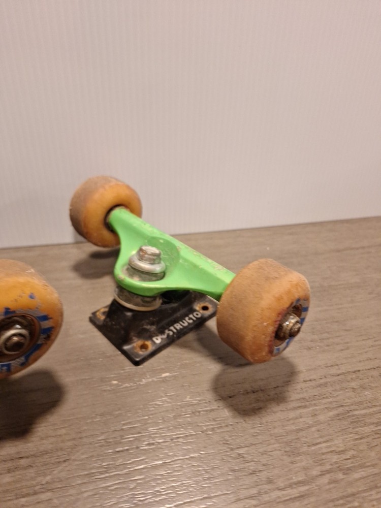 Destructo Trucks With Spitfire Wheels Green