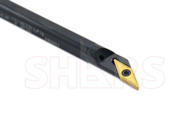 3/8" LH A06K-SVJBL-2 Coolant Through Indexable Boring Bar VBMT Insert !]
