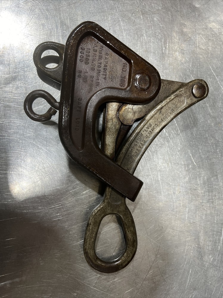 CRESCENT TOOL 386 CABLE WIRE GRIP PULLER 12,500 LBS CAP Used Surplus