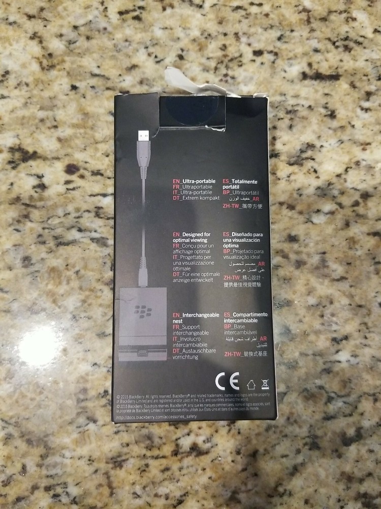 BlackBerry Leap Sync Pod, Charging Pod,Desktop Dock - Black