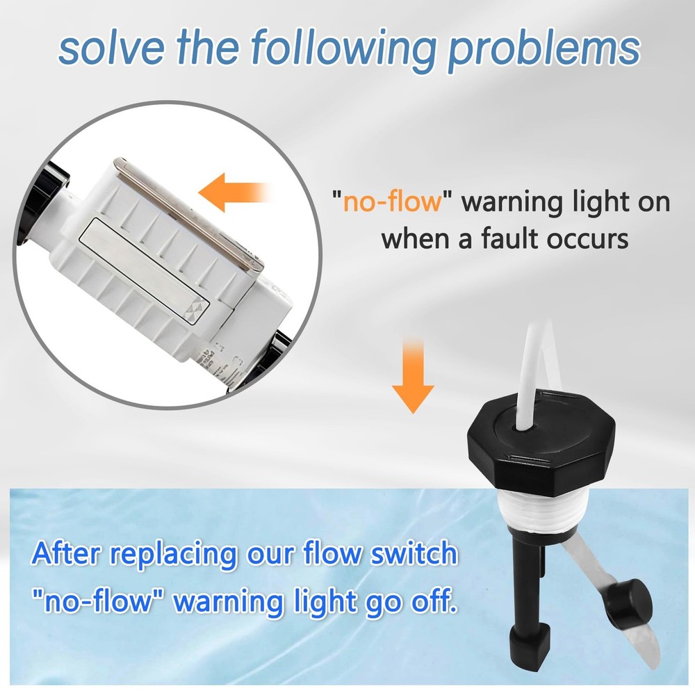 Flow Switch for Intellichlor Ic40, 520736 Intellichlor Flow Sensor Switch Kit...