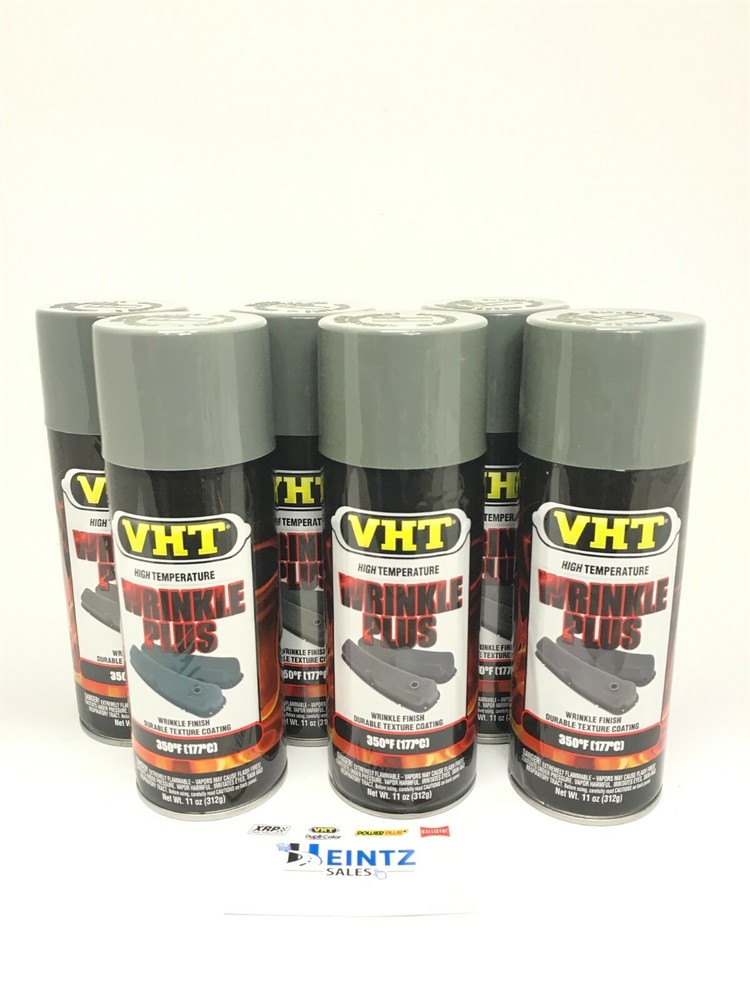 VHT SP205-6 PACK GRAY High Temperature Wrinkle Finish Durable Texture Coating