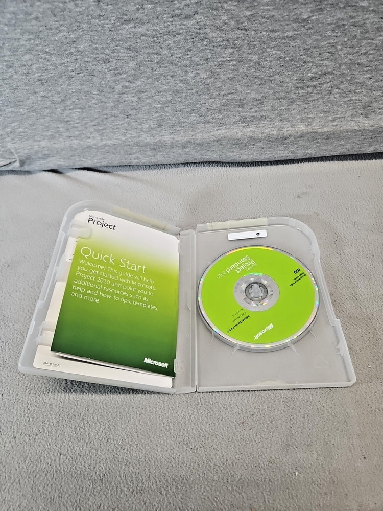 Microsoft Project Standard 2010 Software (O2)