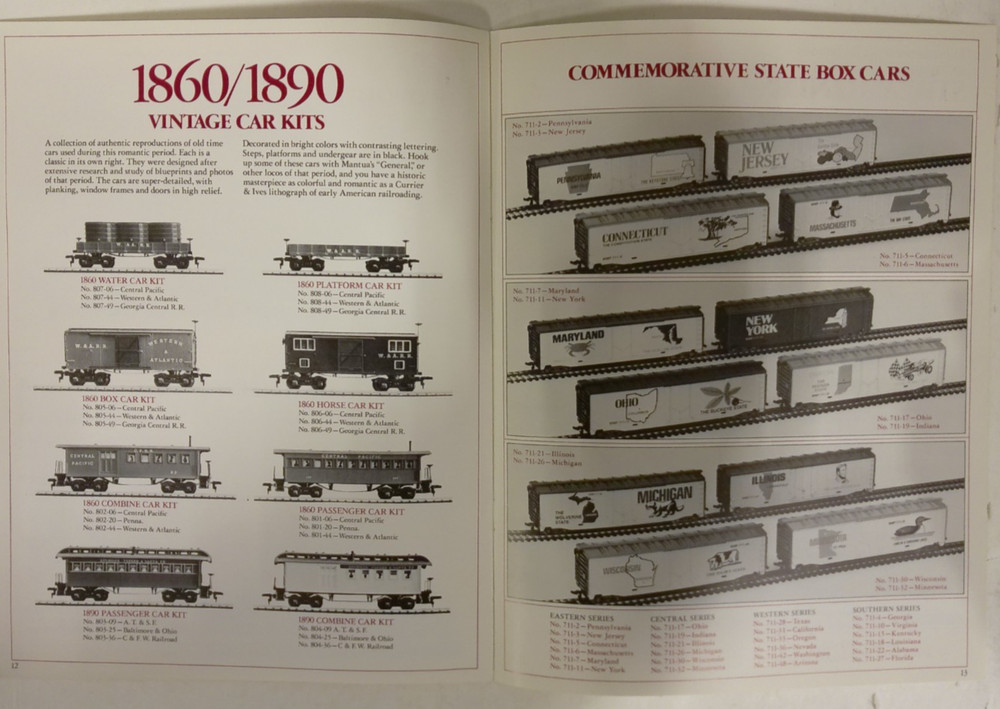 1980 MANTUA Model Train Catalog