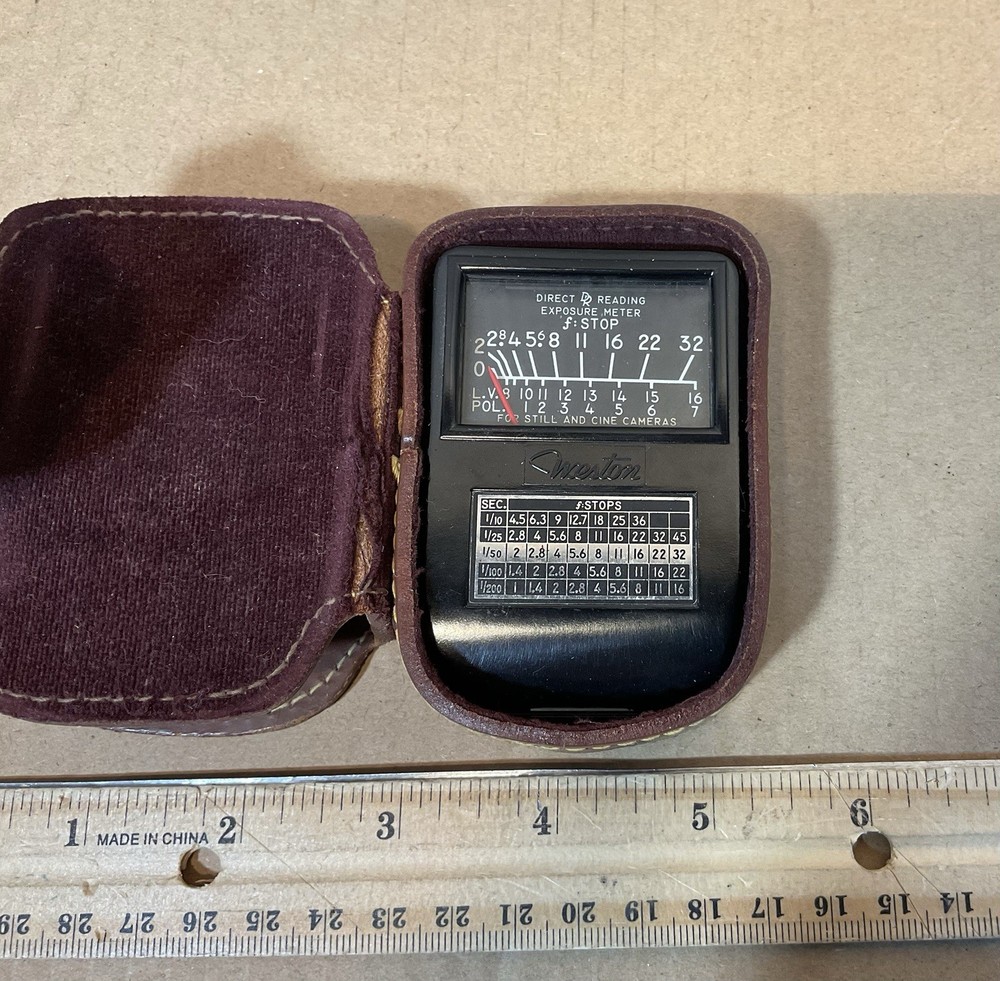 Vintage Weston Master II model 735 universal light exposure meter Plus 2 Others
