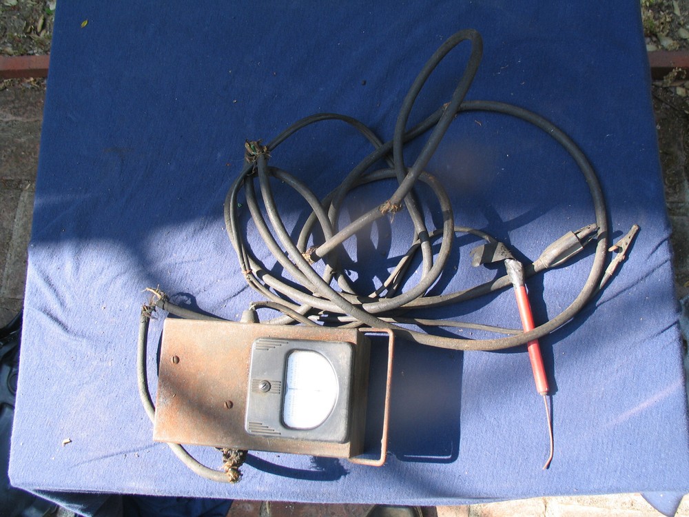 Vintage Miller Alternator Diode Tester Box Ammeter Amp Meter Transformer Based