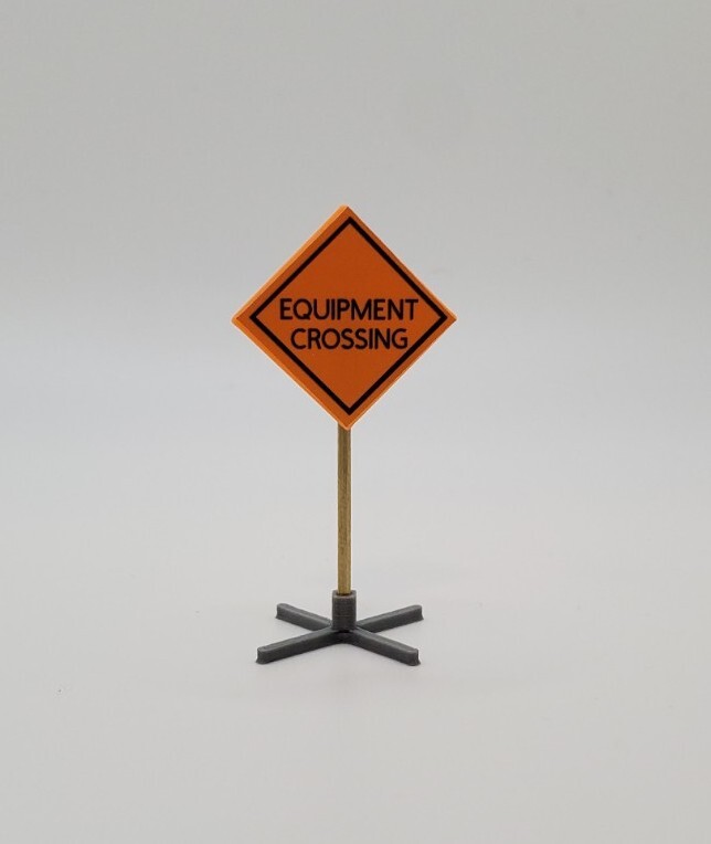 Custom 1/50 Scale Caution Signs Set of 4