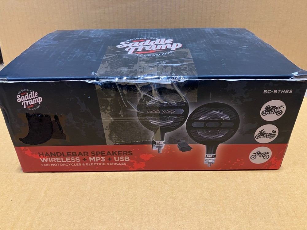 SADDLETRAMP HANDLEBAR SPEAKERS BC-BTHBS Wireless + MP3 +USB