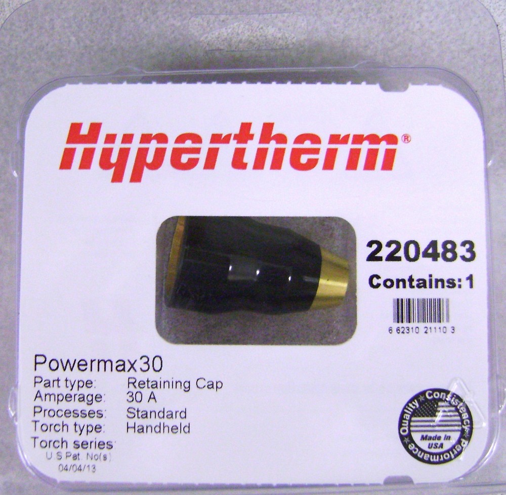 Hypertherm Genuine Powermax 30 Retaining Cap 220483