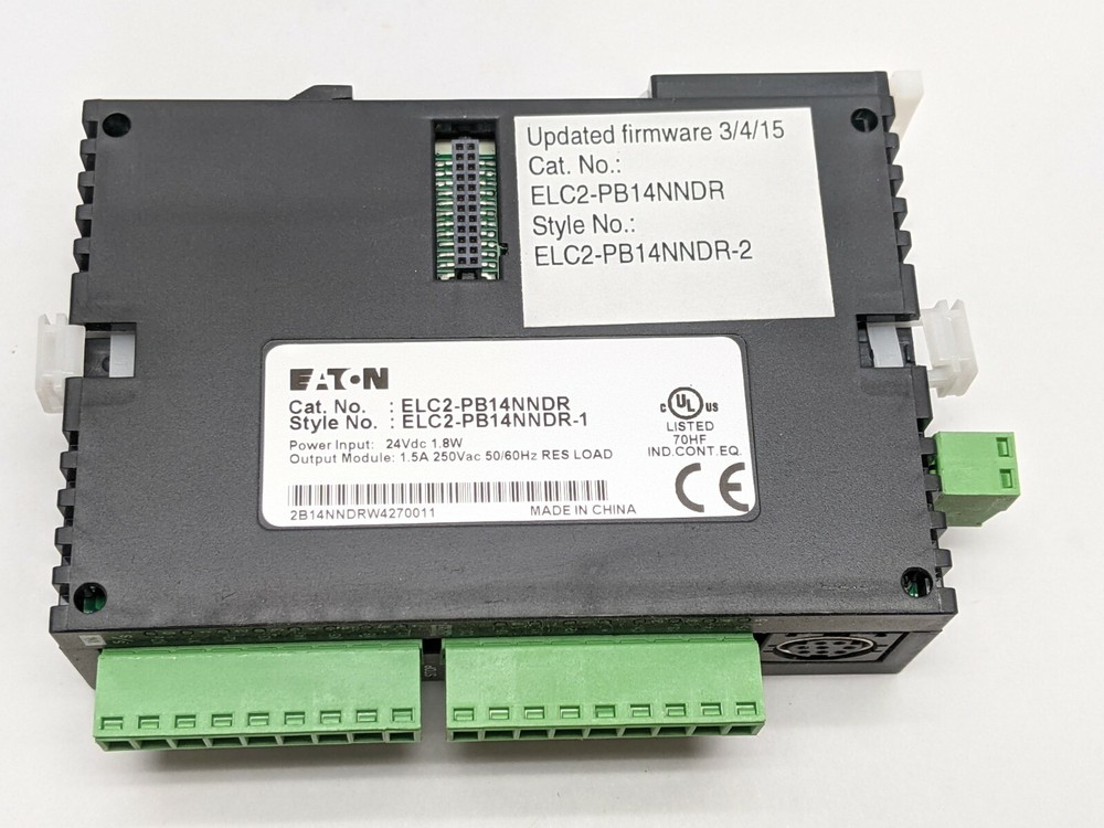 Eaton ELC2-PB14NNDR Logic Controller 8 Digital Inputs 6 Relay Outputs