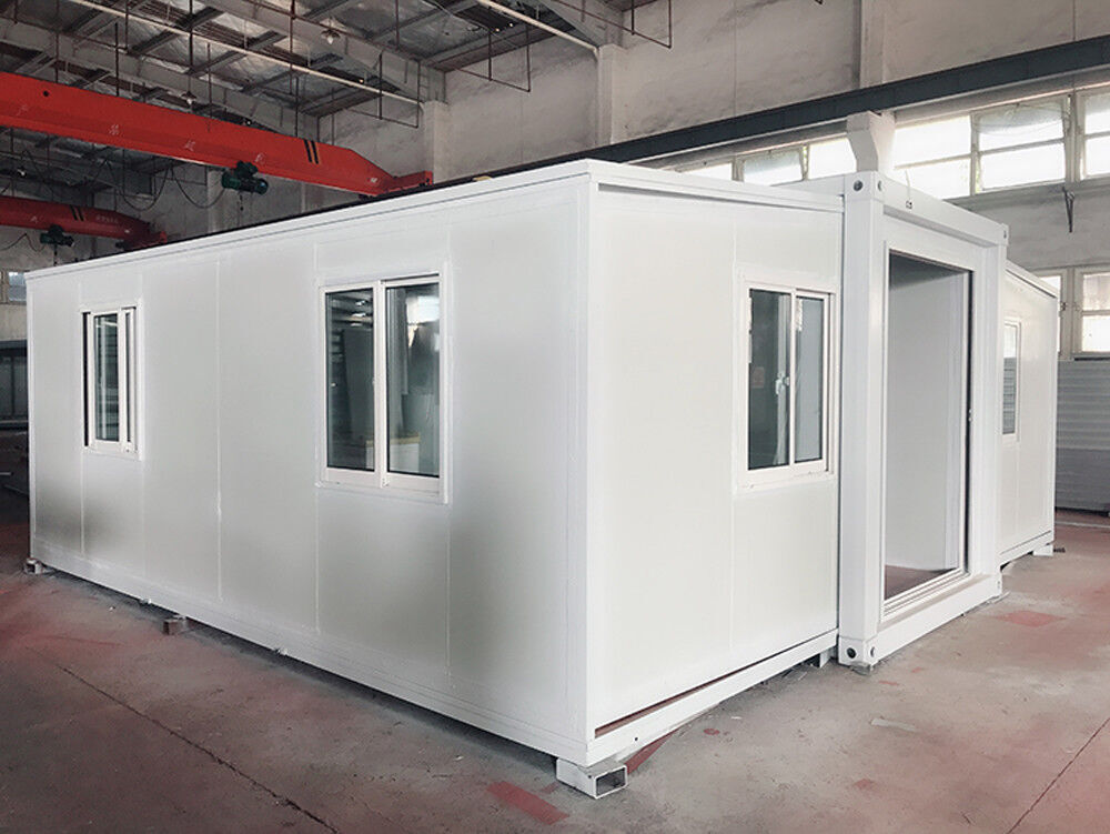 2-Pack 20FT Mobile Expandable Container House Utilities Full Bathroom/Bedroom