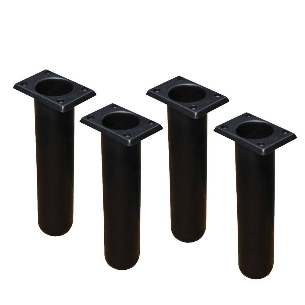 Oceansouth ROD HOLDER - Rectangle 90 deg Black / White x 4