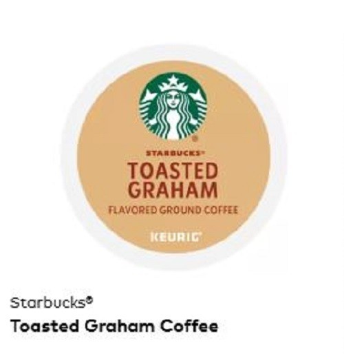 𝑲𝒆𝒖𝒓𝒊𝒈 𝑲-𝒄𝒖𝒑𝒔 Starbucks Toasted Graham Coffee 66 Count
