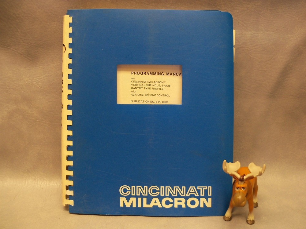 Cincinnati Vertical 3-Spindle Gantry Profiler w Acramatic Programming Manual
