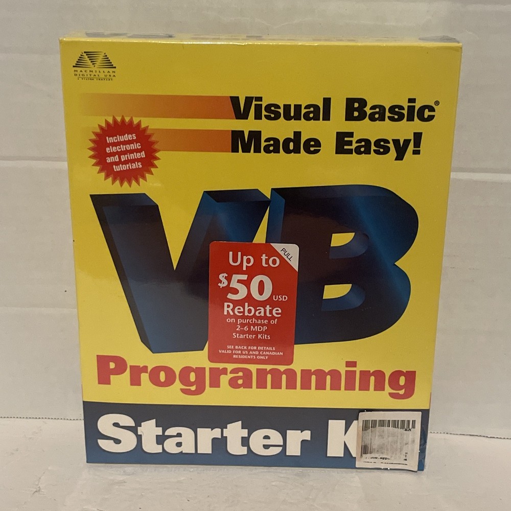 Visual Basic Made Easy VB Programming Starter Kit BRAND NEW SEALED