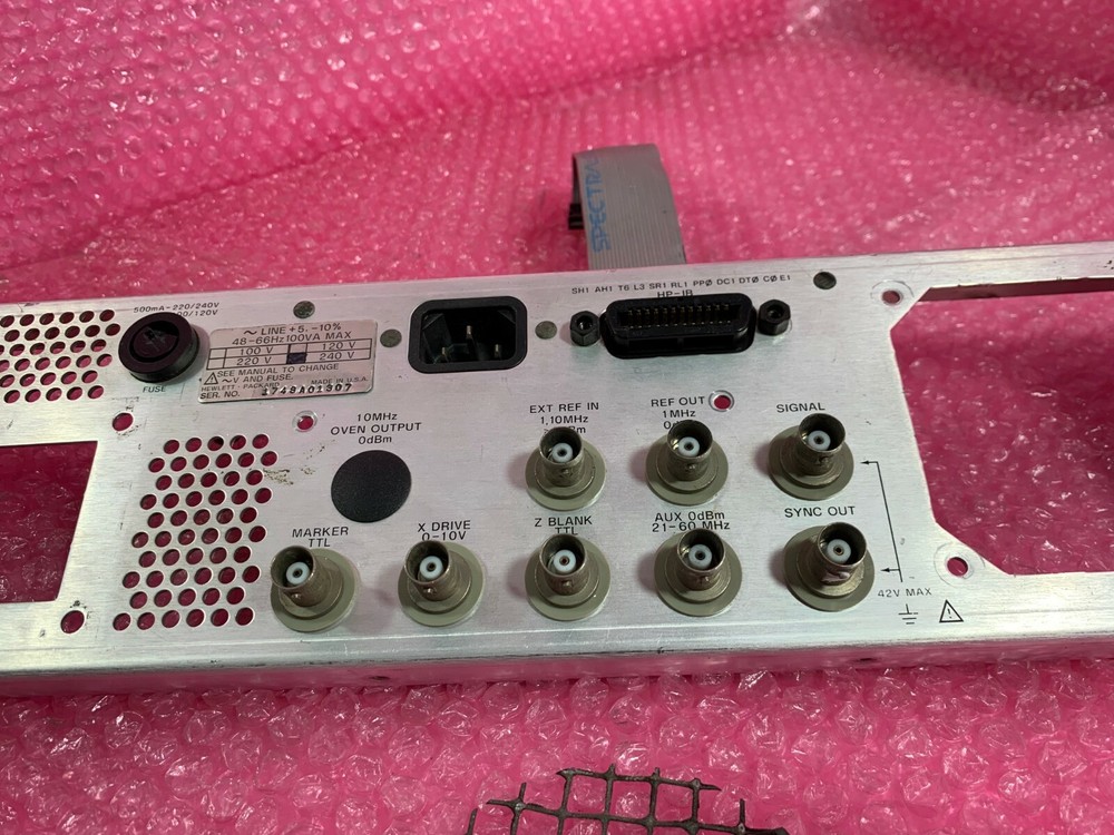 Agilent Keysight HP 3325A Function Generator Back Panel