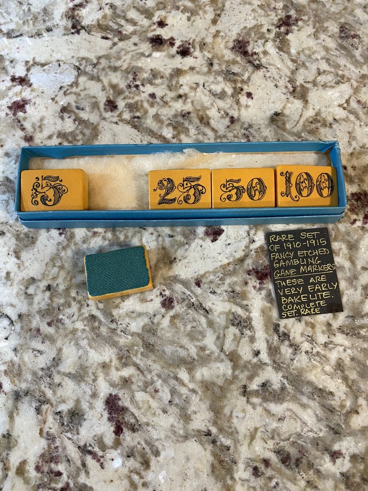 1910-1915 Gambling Game Markers