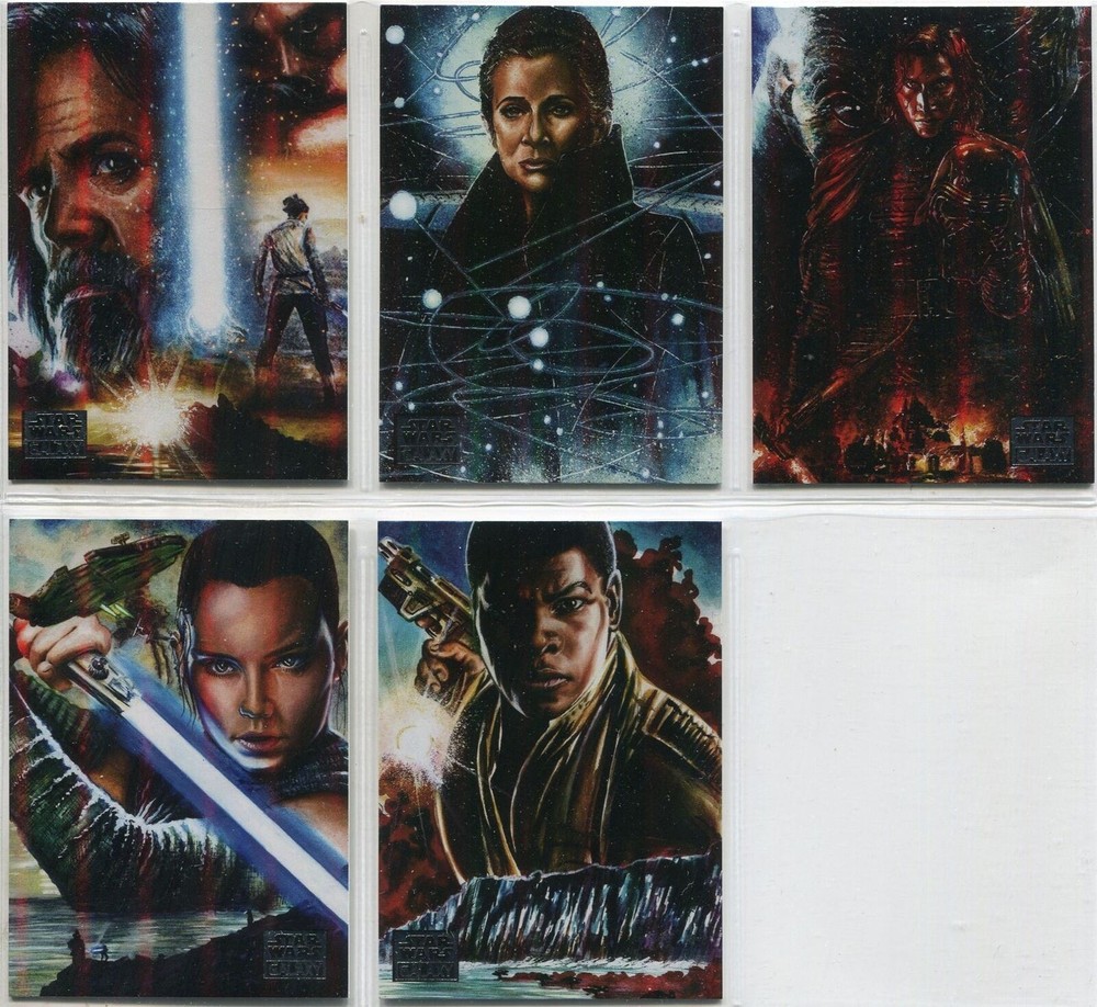 STAR WARS GALAXY SERIES 8 (2018) LEGENDS SET (5)