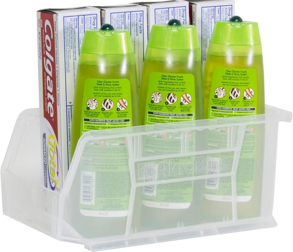 Akro-Mils 30230 AkroBins Plastic Hanging Stackable Storage Organizer Bin, 11-Inc