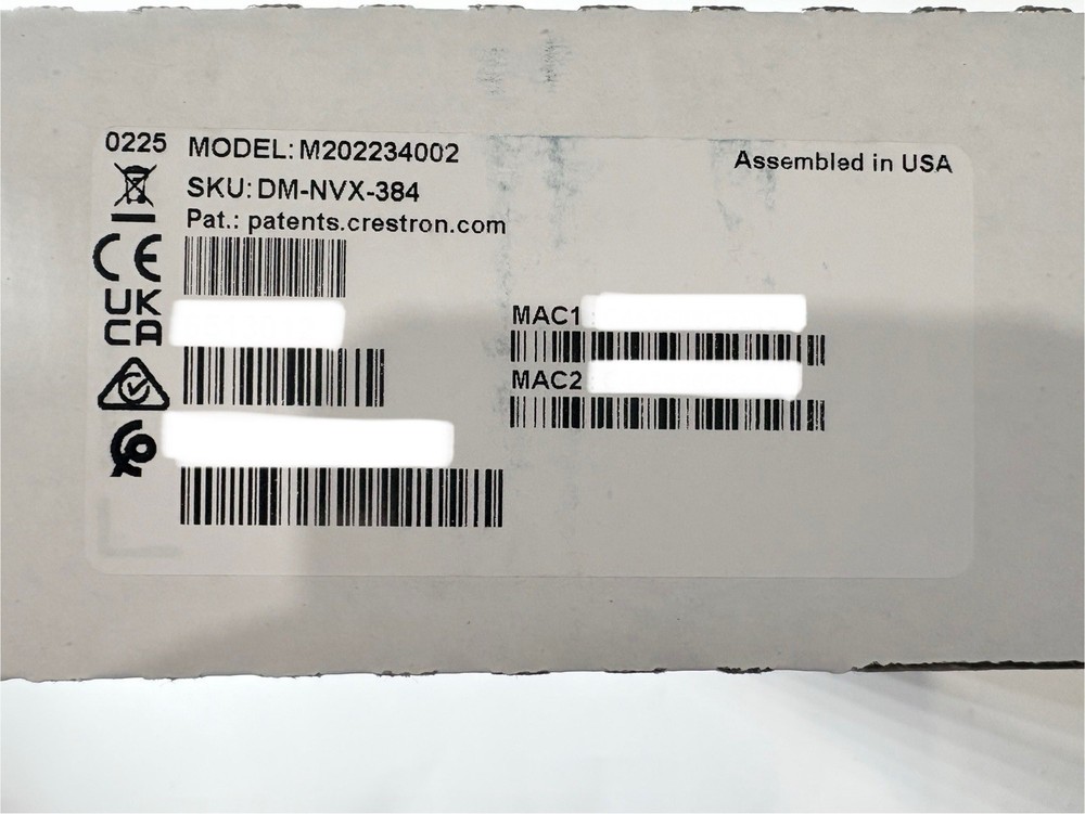 **BRAND NEW SEALED** Crestron DM-NVX-384 dM NVX Video Encoder/Decoder/Automation