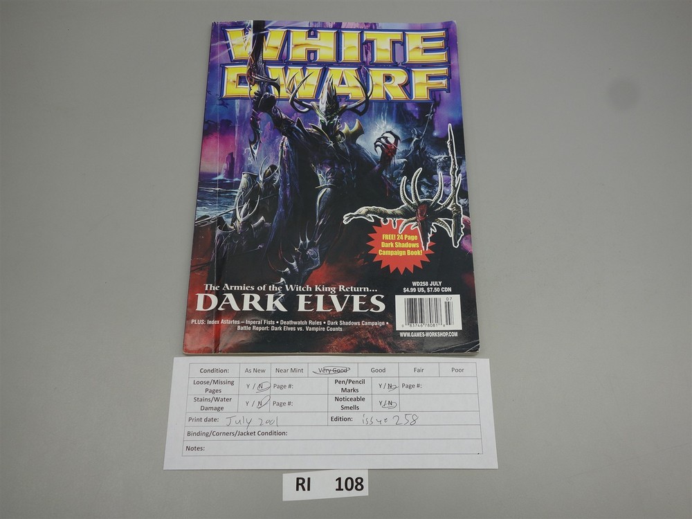 White Dwarf: #258 July 2001 (Games Workshop)