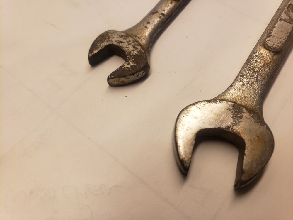 Vintage Buffalo tools 2pc Flex Socket Combo Wrench 1/2 3/8