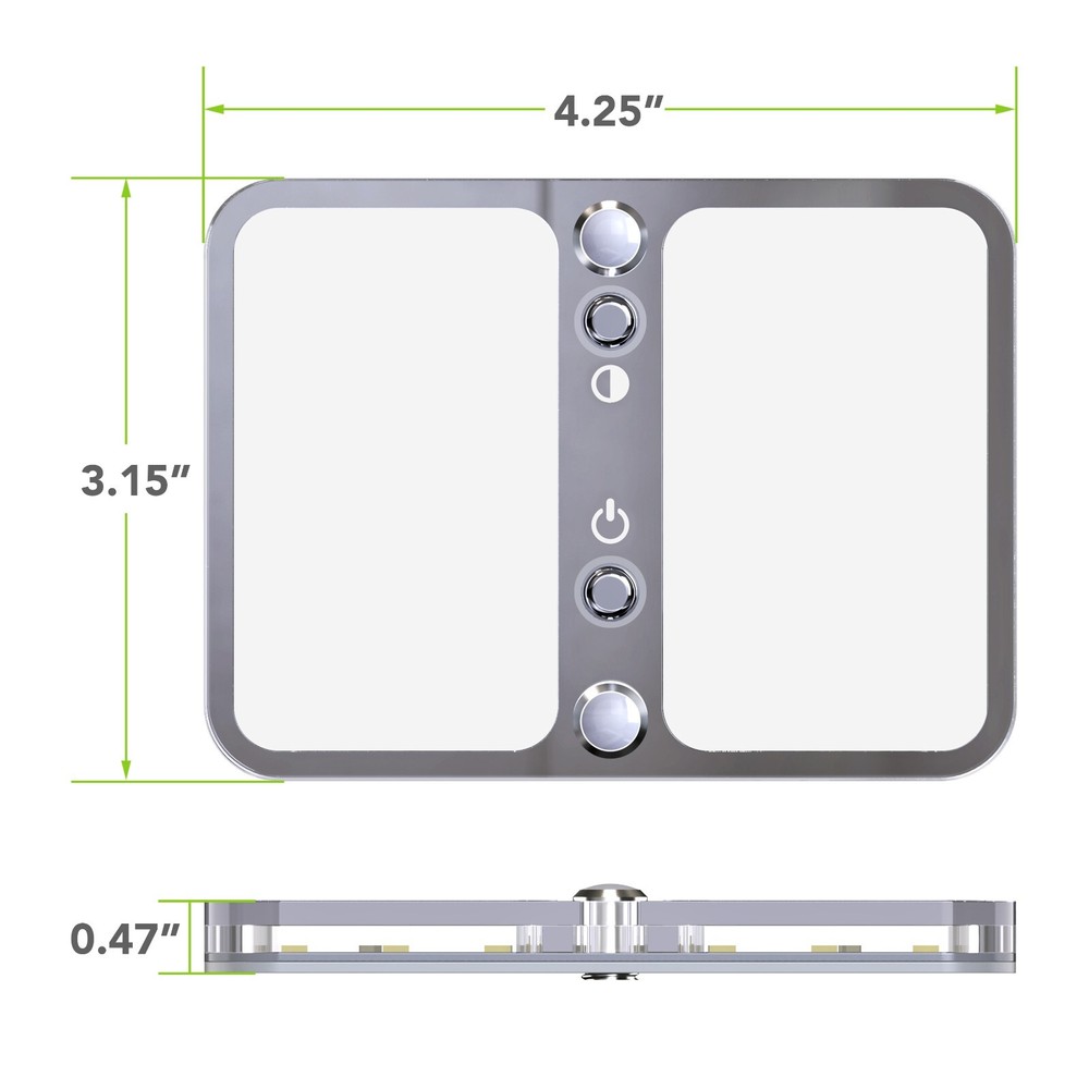 12V RV LED Ceiling Dome Multi Color Dimmable Slim Surface Mount Light for Camper