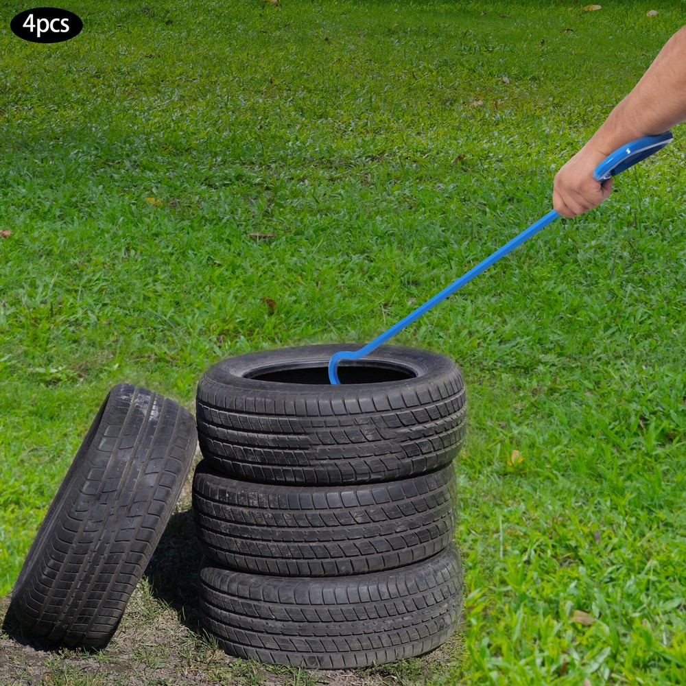 4pc Manhole Cover Hook Tool Versatile Lifting Hooks Tool Hook 76.2cm/30in