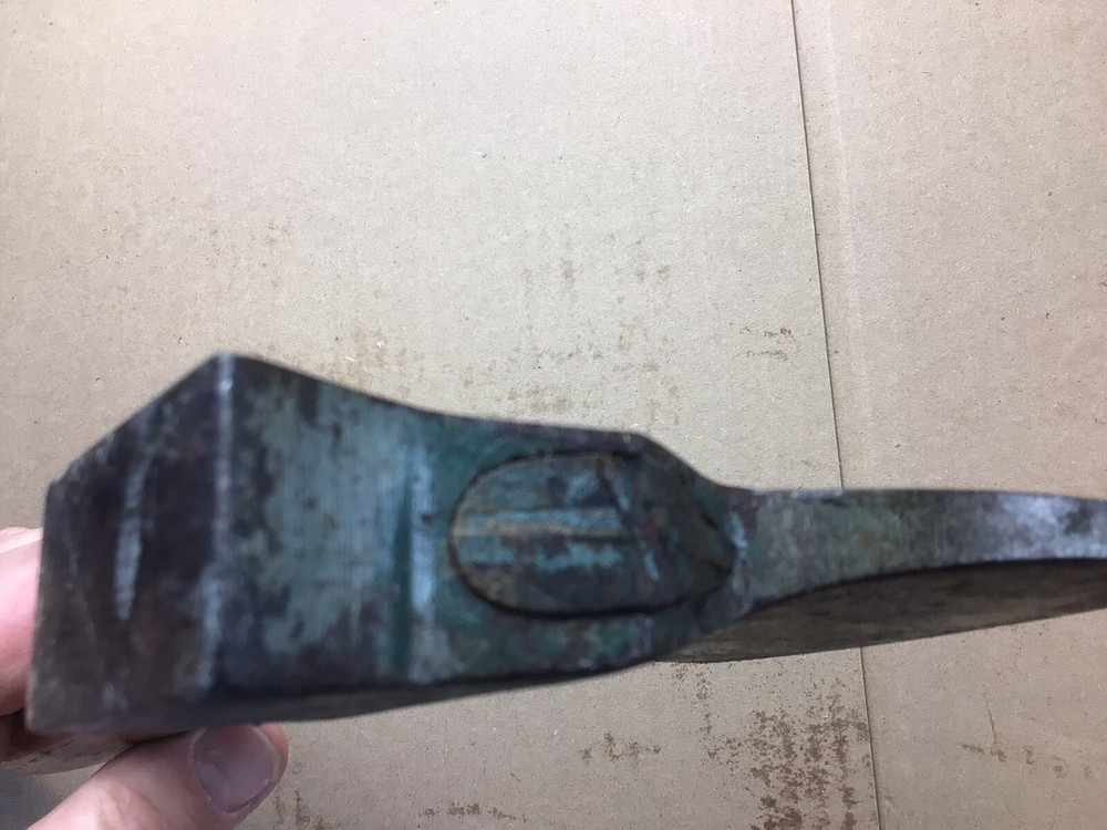 RARE CRAFTSMAN SIGNED HEWING HATCHET With craftsman Handle, Nice