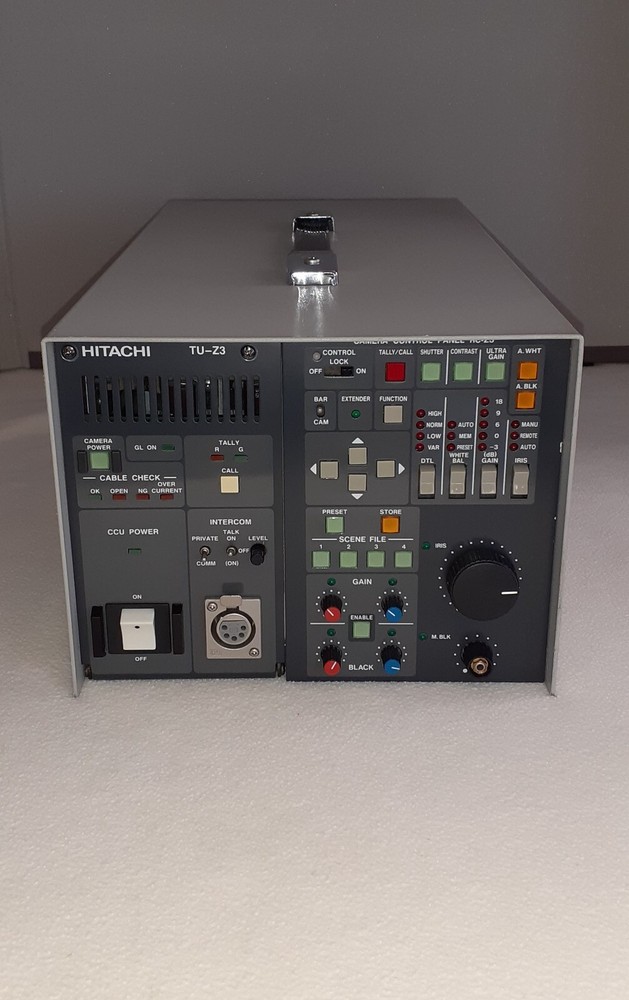 Hitachi Triax Base Station TU-Z3 & Camera Control Panel RC-Z3