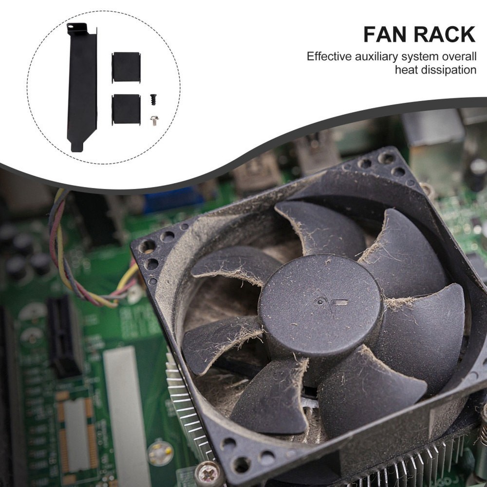 Pci Fan Mount Computer Wind Pressure Cooling Bracket Holder for Graphics