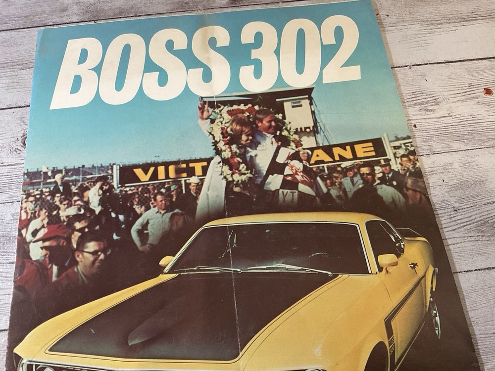 ORIGINAL 1969 MUSTANG BOSS 302 BROCHURE