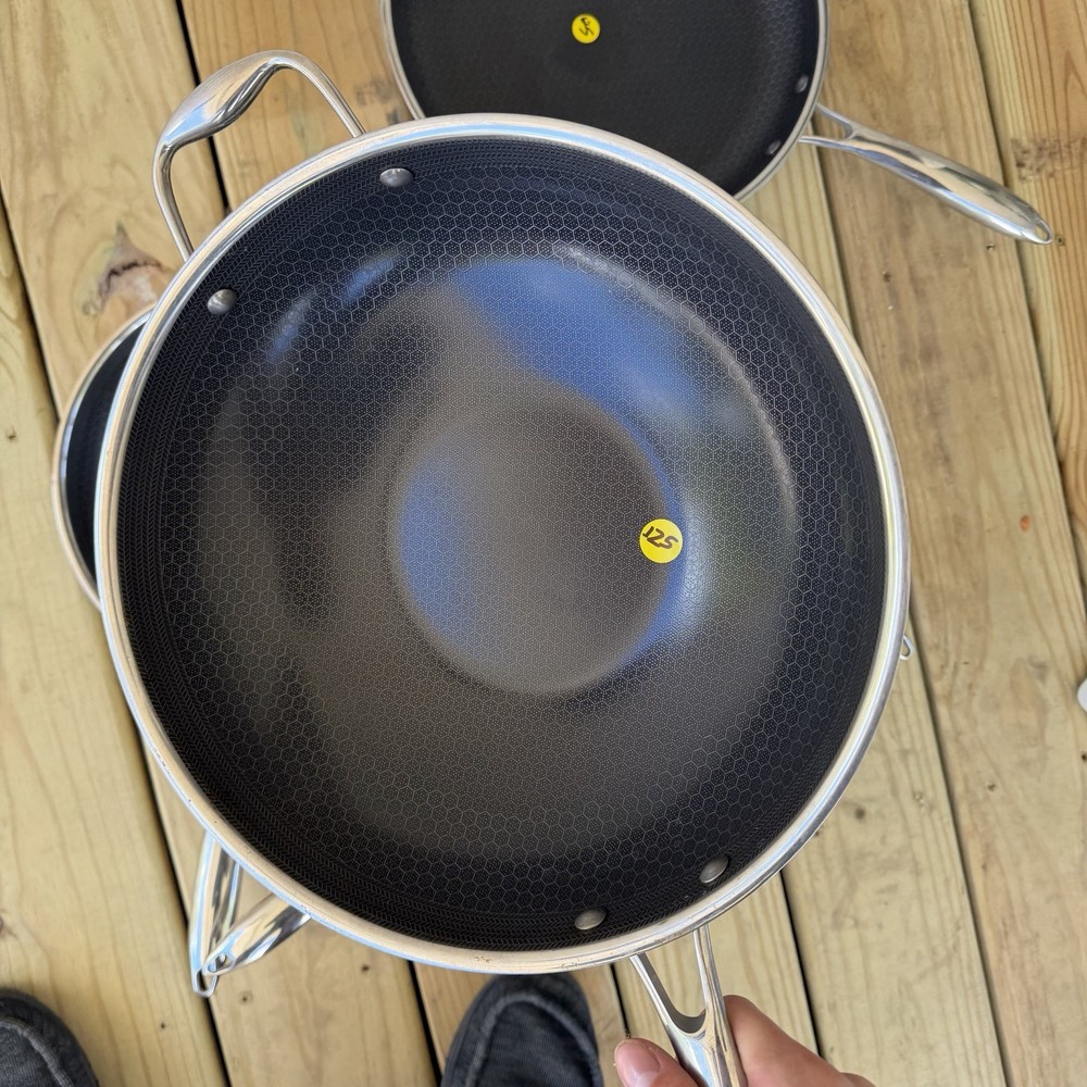 Hexclad Hybrid Cookware 6 Piece Set Preowned Great Condition