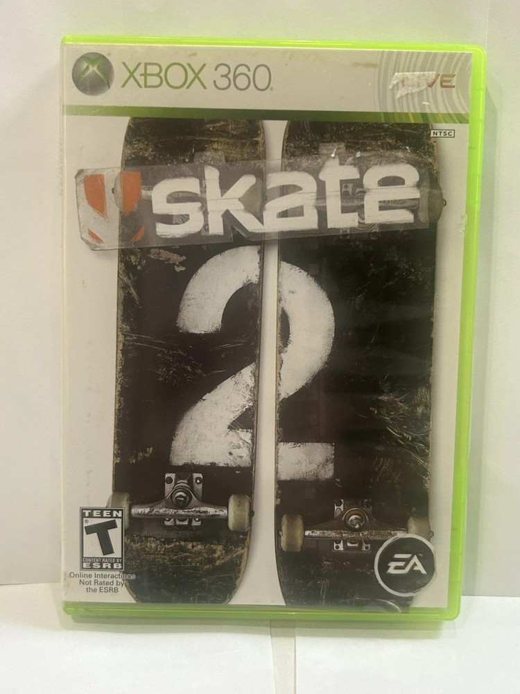 Skate 2 (Microsoft Xbox 360, AUTHENTIC REPLACEMENT CASE ONLY