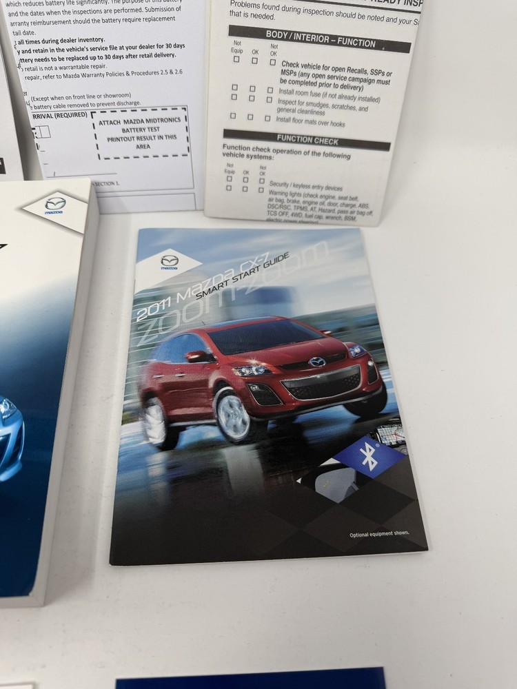 2011 Mazda CX-7 Owners Manual OEM Complete Set