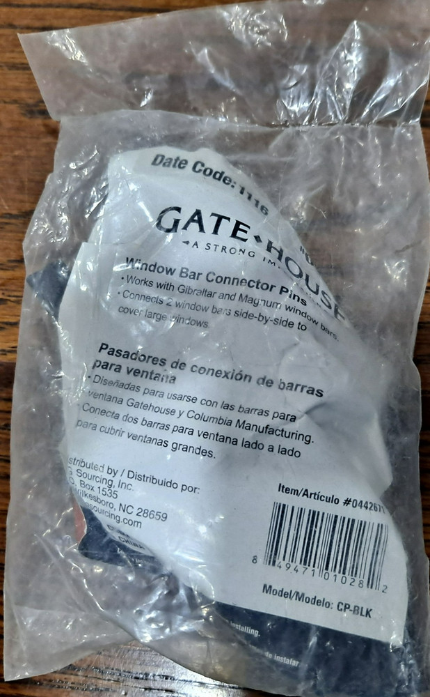 2-Pack Gate House Window Bar Connector Pins 0442671