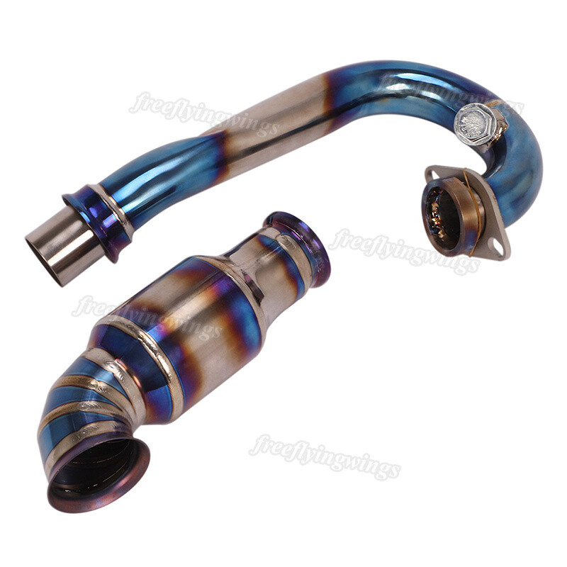 Titanium Header System Exhaust Link Pipe Modified For Duke 250 390 RC390 2017-20