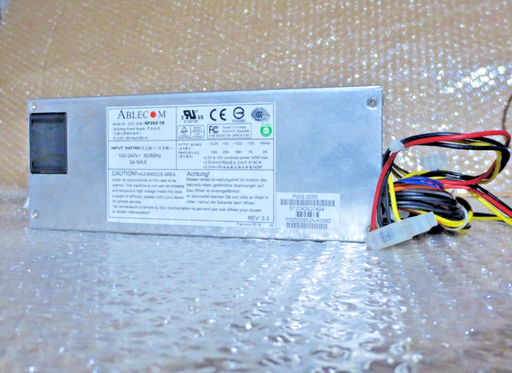 ABLECOM SP262-1S PWS-0055 260W Power Supply
