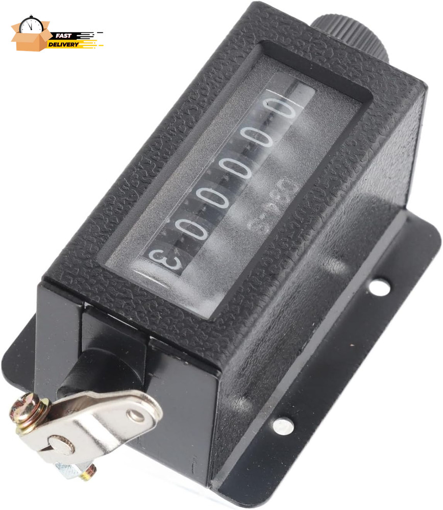 D94-S 6 Digit Counter Digital Tally Counter Resettable Mechanical Pulli