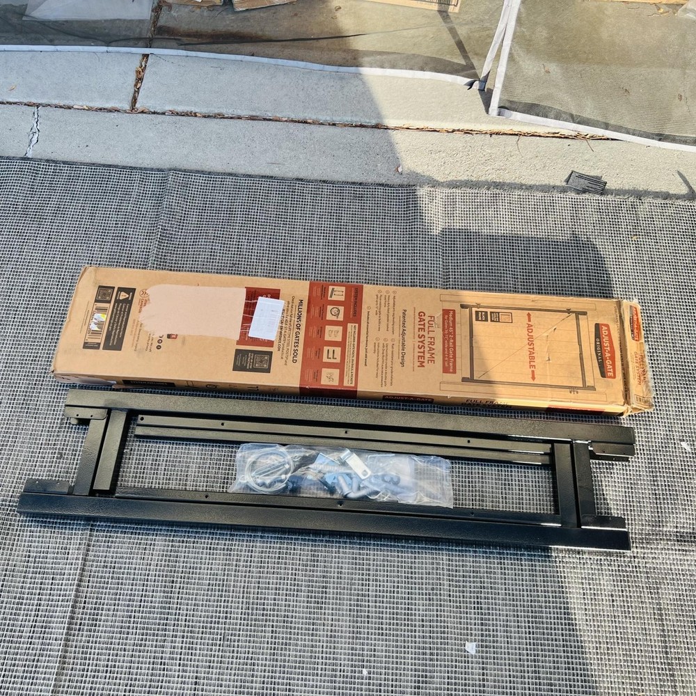 Adjust-A-Gate Full Frame Steel Gate System Kit Adjustable DIY Fence Gate