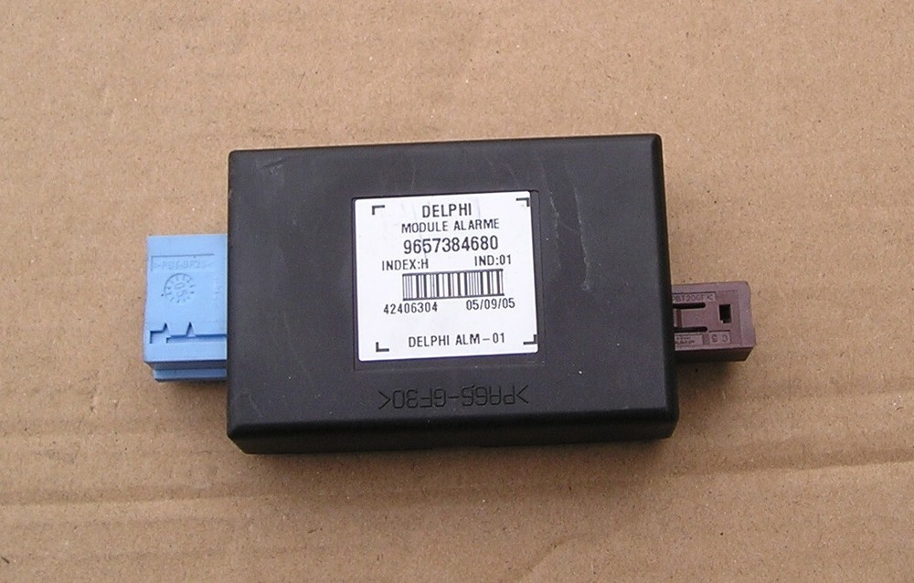2006 CITROEN C4 COUPE ALARM CONTROL MODULE - 9657384680