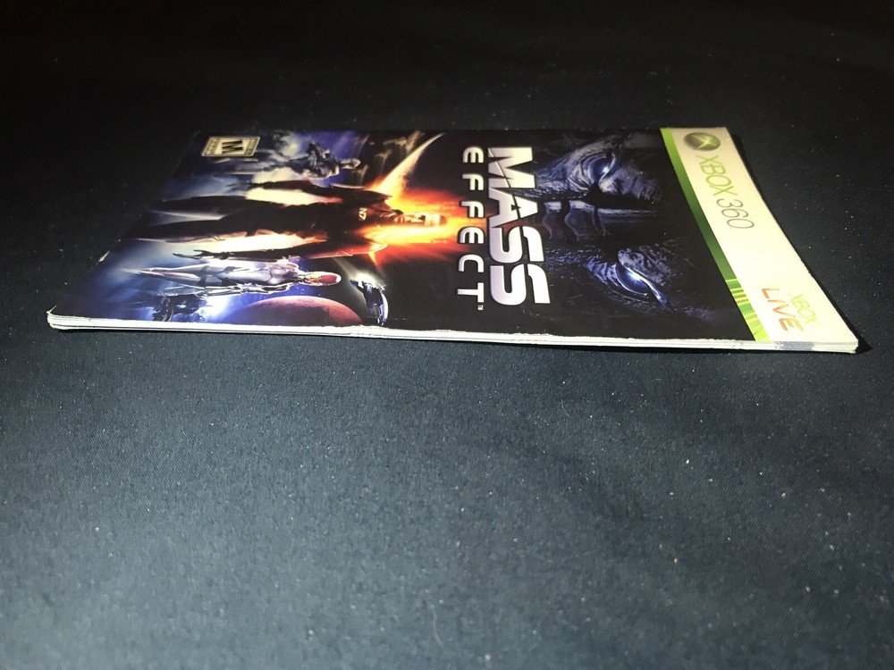 🔥Mass Effect (Microsoft Xbox 360, 2007) ORIGINAL MANUAL ONLY🔥